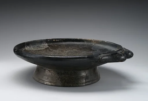 Dish with ducks' heads