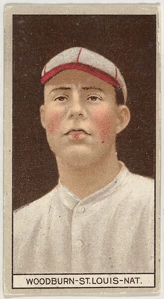 Eugene Woodburn, St. Louis, National League, from the Brown Background series (T207) for the American Tobacco Company — American Tobacco Company