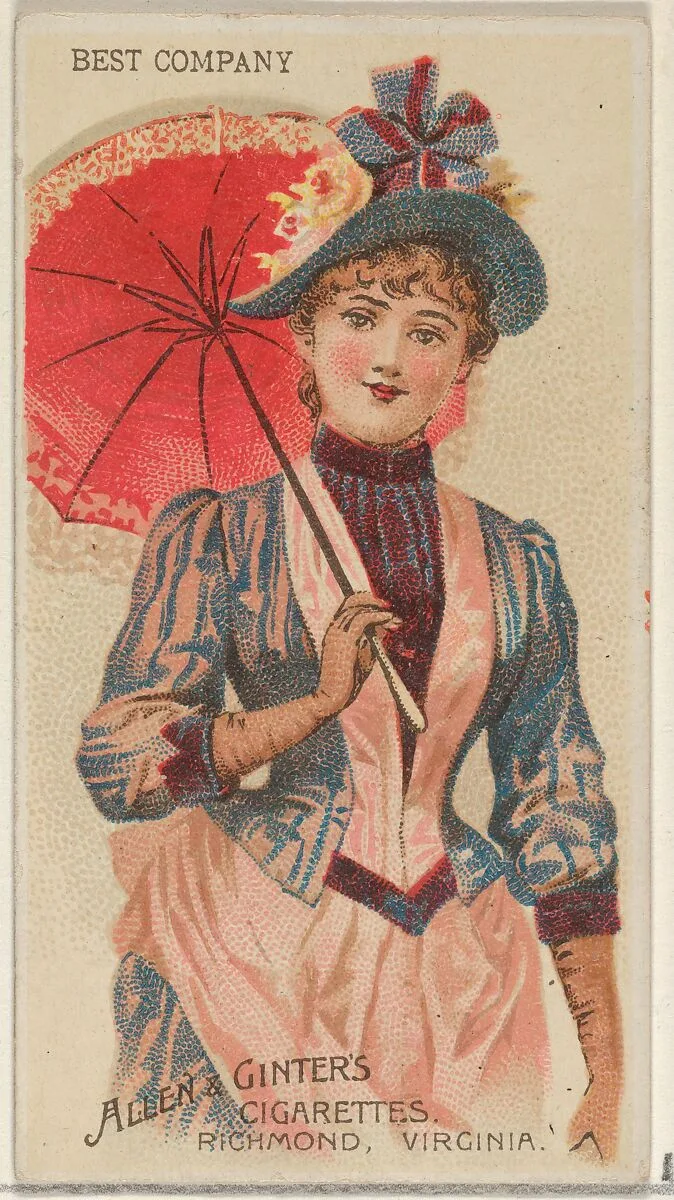 Best Company, from the Parasol Drills series (N18) for Allen & Ginter Cigarettes Brands — Schumacher & Ettlinger|Allen & Ginter