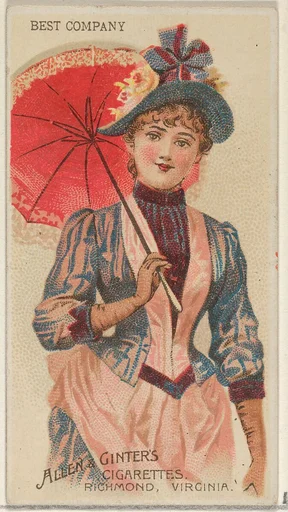 Best Company, from the Parasol Drills series (N18) for Allen & Ginter Cigarettes Brands
