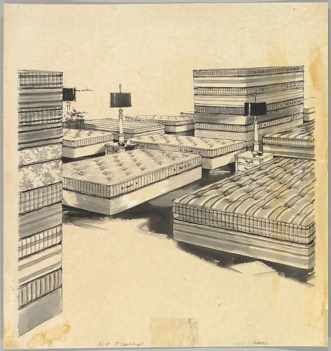 A Mattress Show Room, W. & J. Sloane