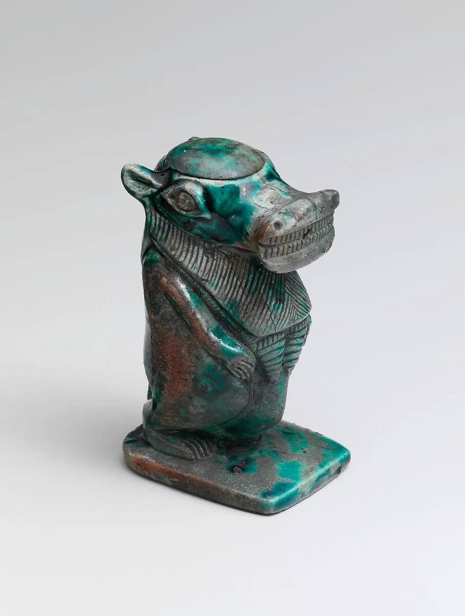 Magical Container in the Shape of a Hippopotamus Deity — Unknown