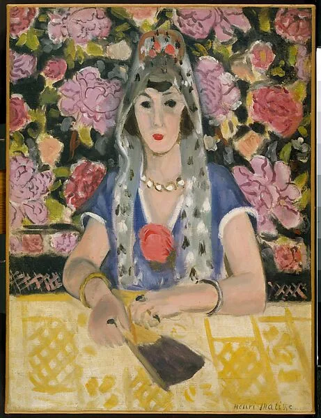 Espagnole: Harmonie en bleu (Spanish Woman: Harmony in Blue) — Henri Matisse