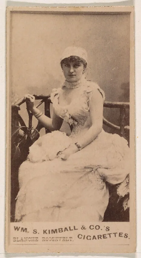 Blanche Roosevelt, from the Actresses series (N203) issued by Wm. S. Kimball & Co. — William S. Kimball & Company
