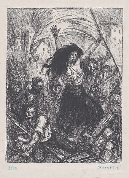 La Barricade — Théophile-Alexandre Steinlen