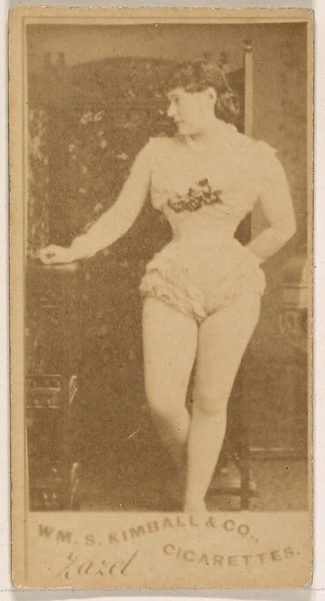 Miss Zazel, from the Actresses series (N203) issued by Wm. S. Kimball & Co. — William S. Kimball & Company