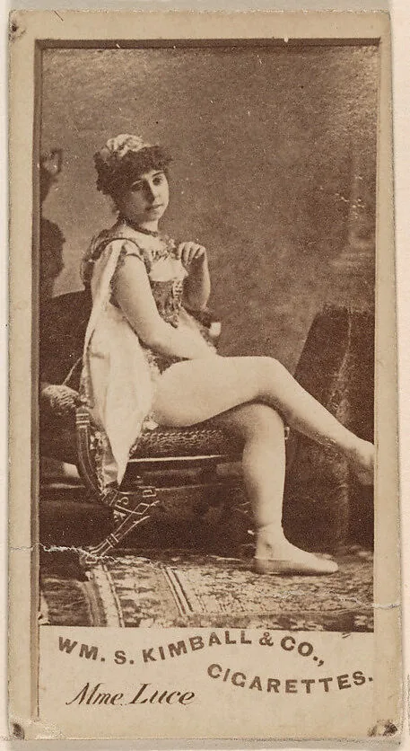 Mme. Luce, from the Actresses series (N203) issued by Wm. S. Kimball & Co. — William S. Kimball & Company