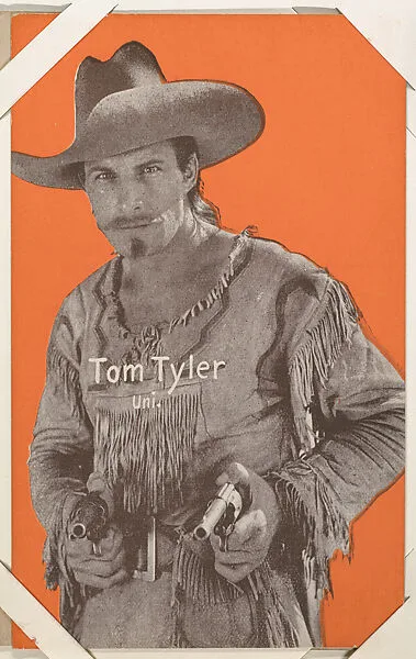 Tom Tyler from Western Stars or Scenes Exhibit Cards series (W412) — Unknown
