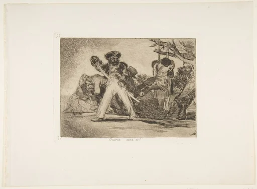 Plate 31 from "The Disasters of War" (Los Desastres de la Guerra): 'That's tough!' (Fuerte cosa es!)