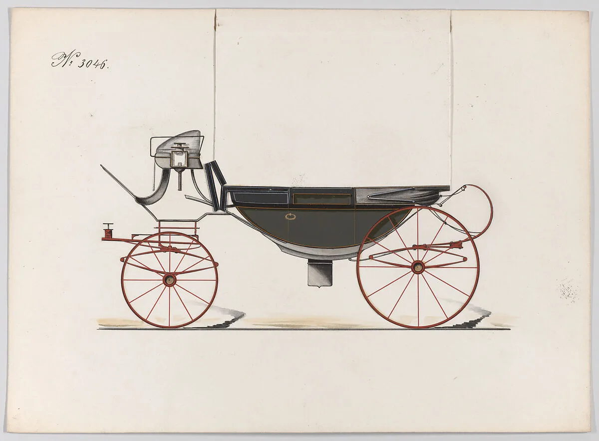 Design for Landau, No. 3046 — Brewster & Co.