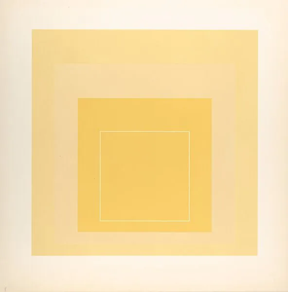 Proof for White Line Square series — Josef Albers|Gemini G.E.L.|Kenneth E. Tyler