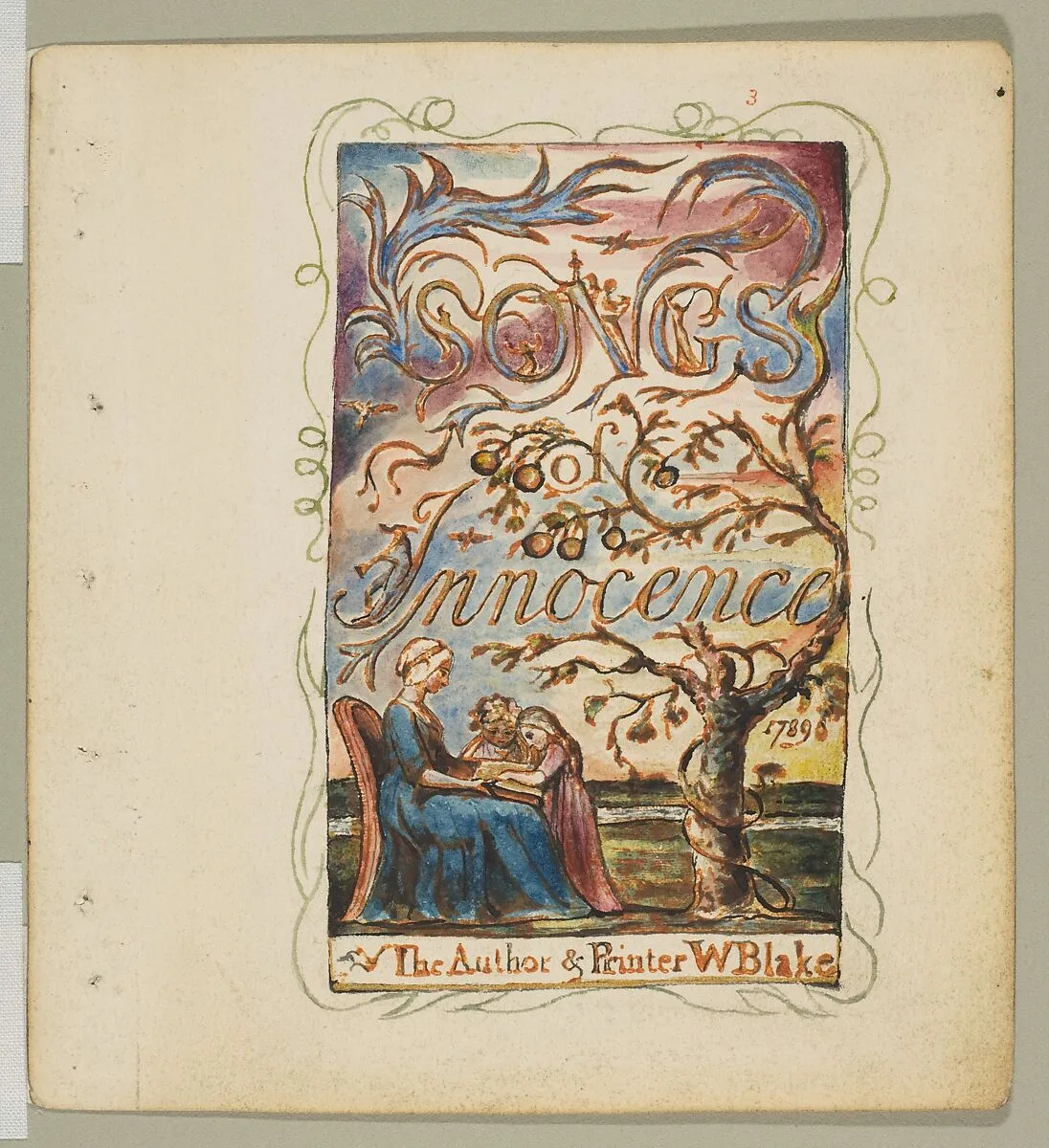 Songs of Innocence: Title Page — William Blake