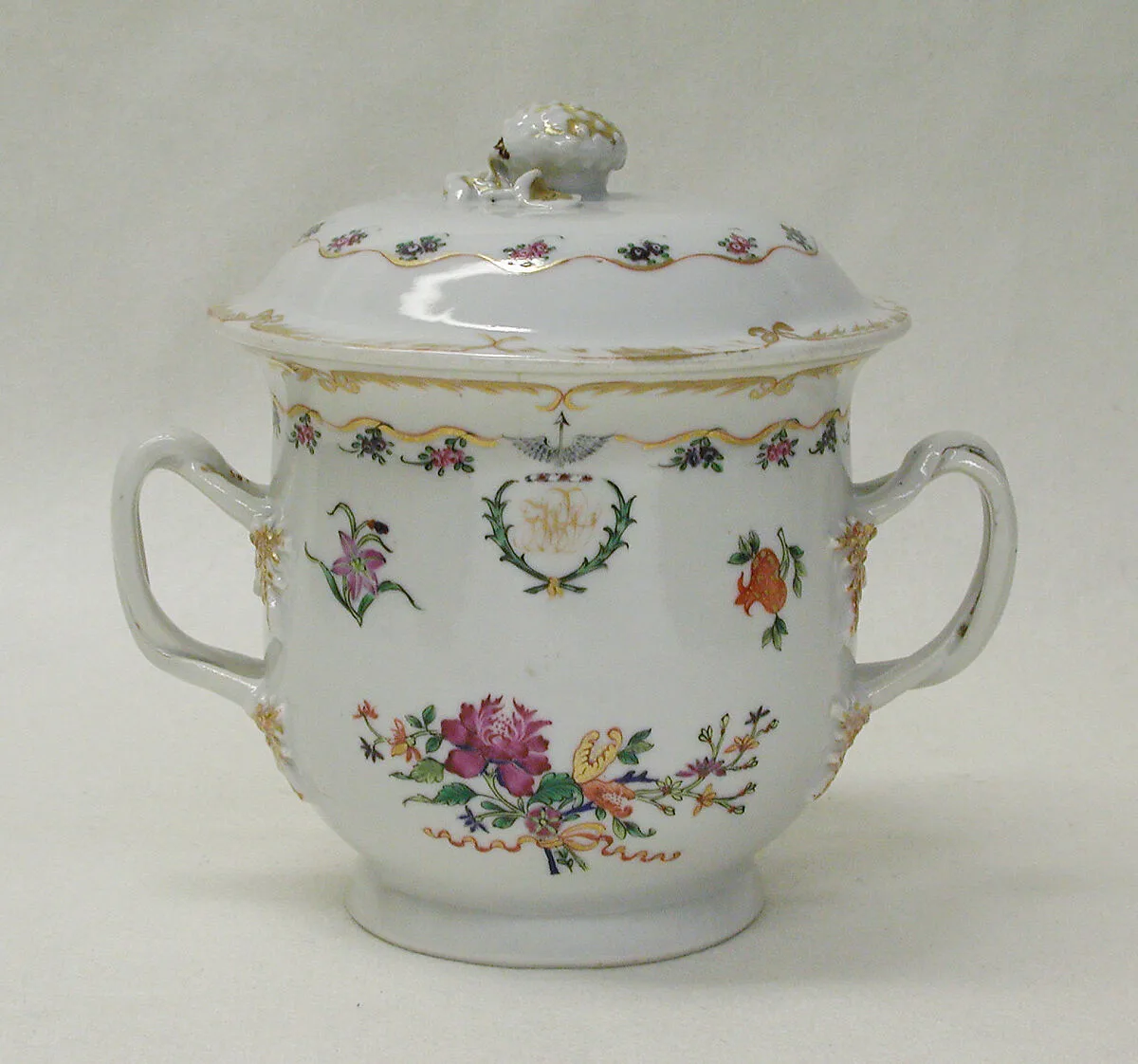 Sugar bowl with cover — Unknown