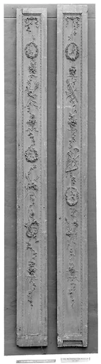 Pair of pilaster panels