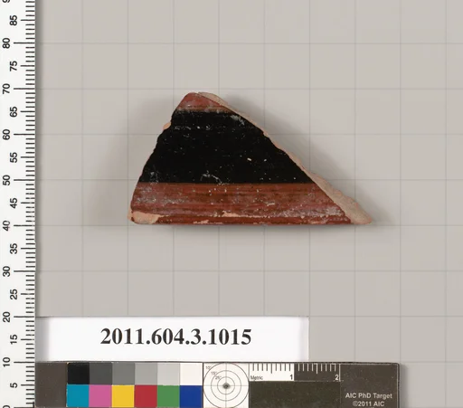 Terracotta fragment of a lekanis (covered dish)?