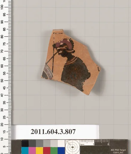 Terracotta fragment of a lekythos (oil flask)