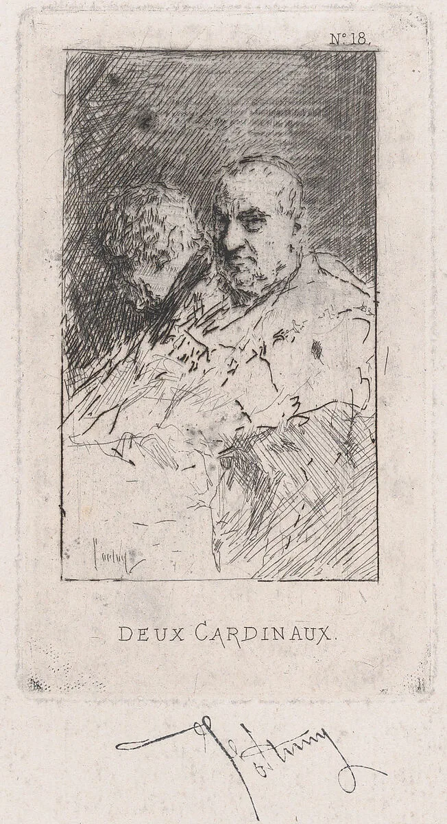 Two cardinals — Mariano Fortuny, 1838–1874