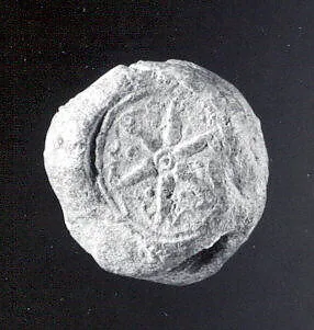 Sealing with stamp seal impressions: radiating griffins; banquet scene — Unknown