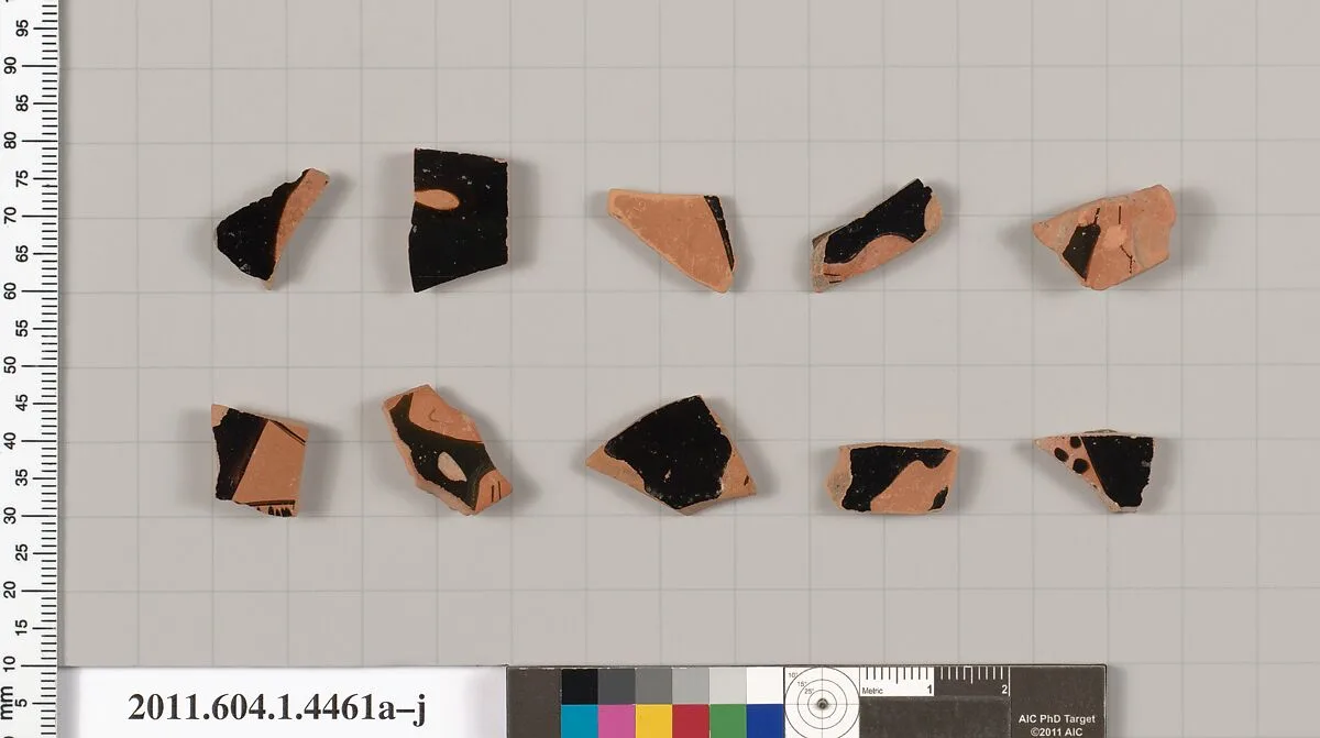 Terracotta fragments of kylikes (drinking cups) — Unknown