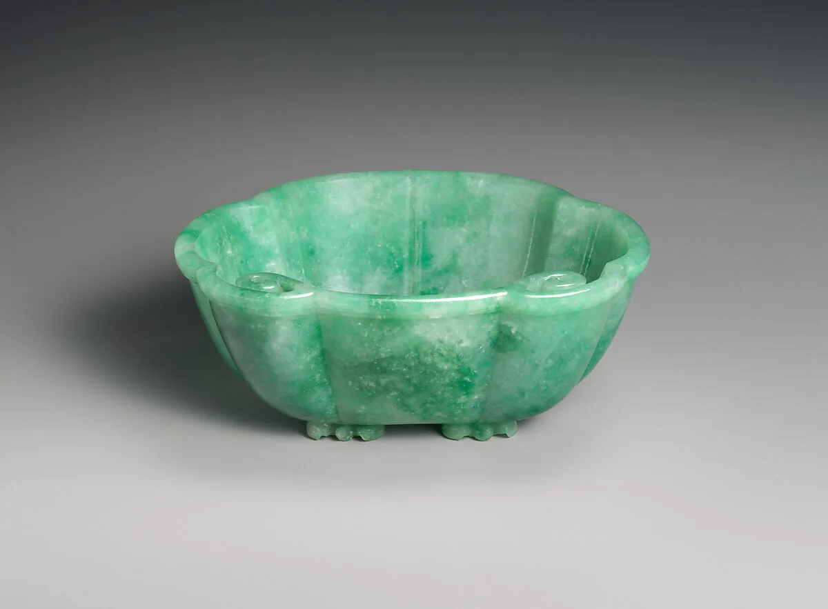 清晚期 翡翠水洗|Water receptacle — Unknown