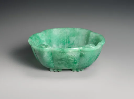 清晚期 翡翠水洗|Water receptacle