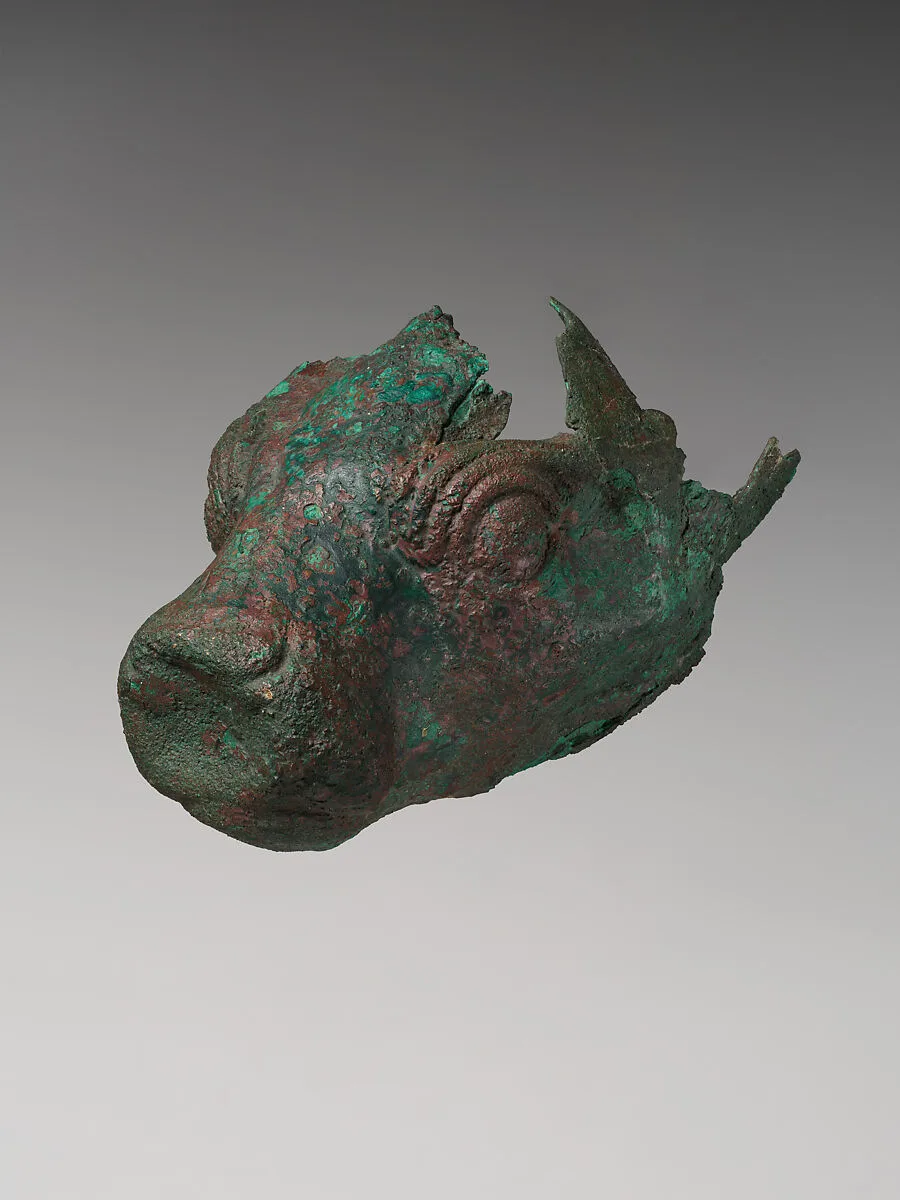 Bovine-headed vessel — Unknown