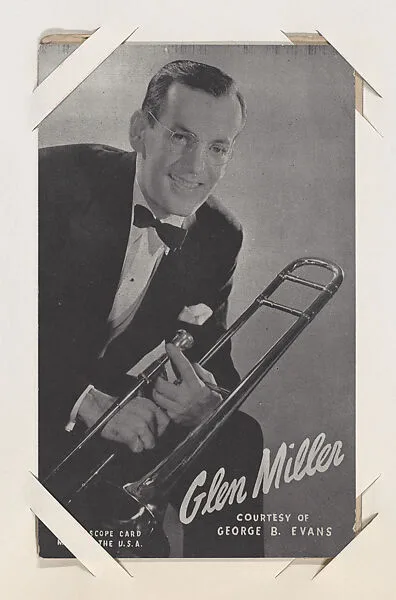Glen Miller from Mutoscope Musicians series (W409) — International Mutoscope Reel Company