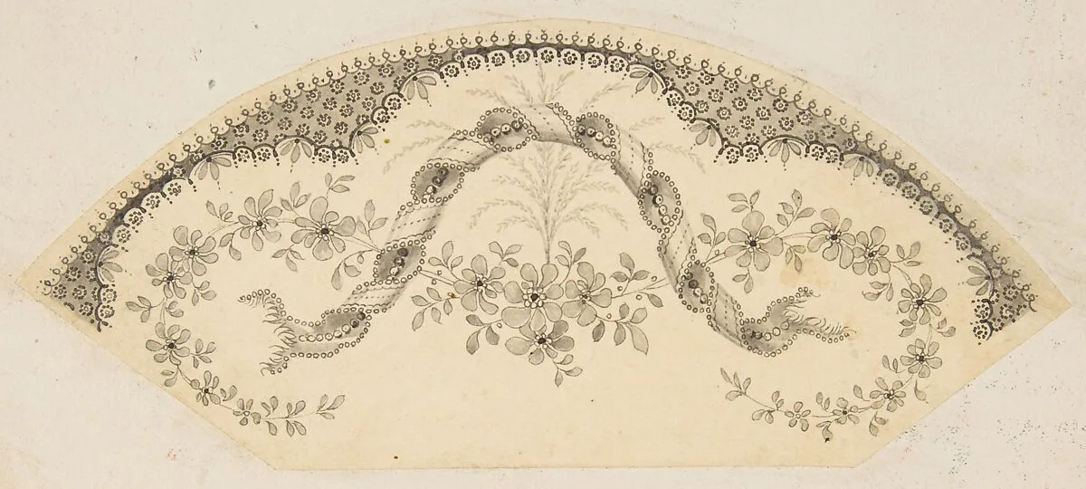 Lace Design — Anonymous, French, 19th century