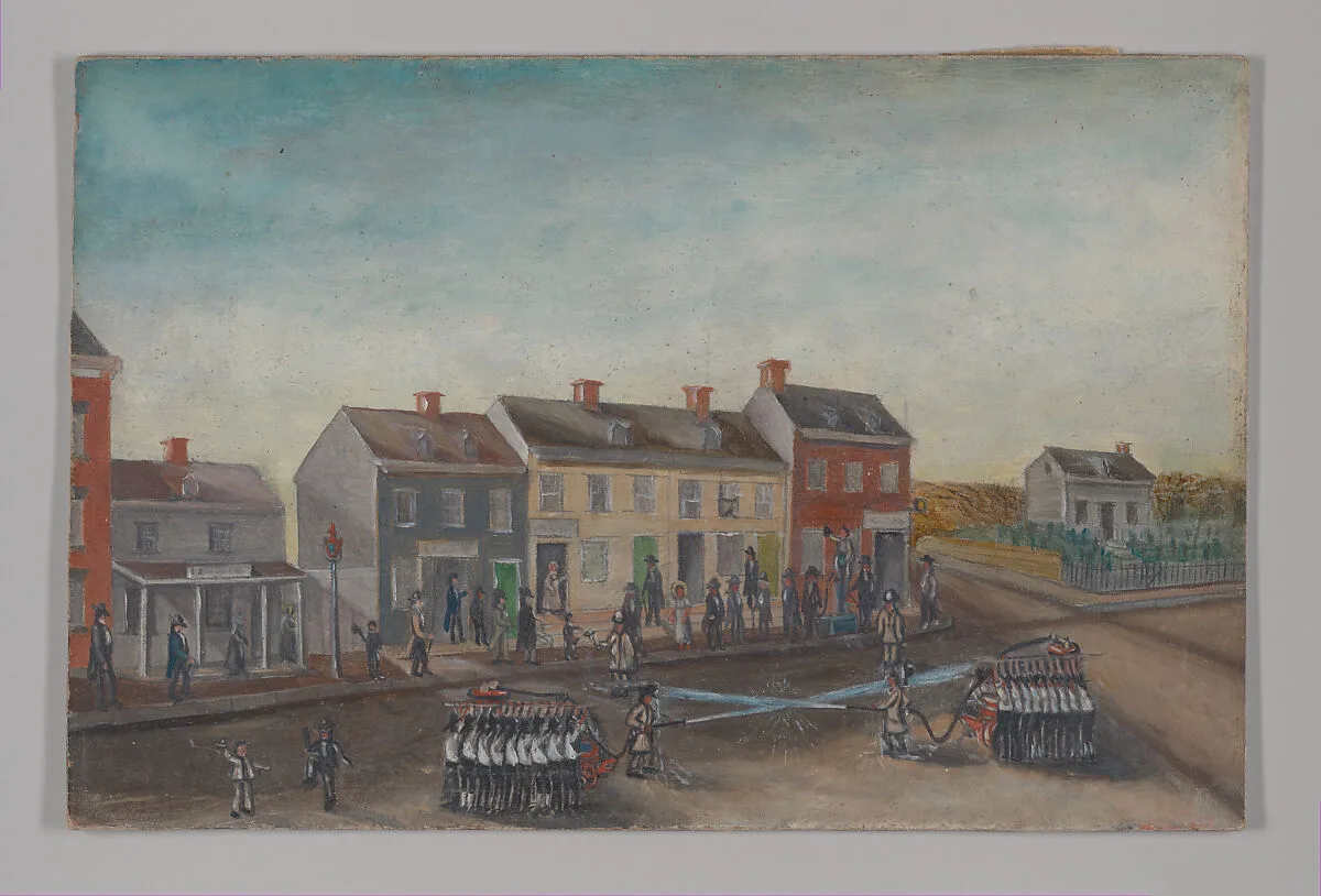 Firemen's Washing Day — William P. Chappel