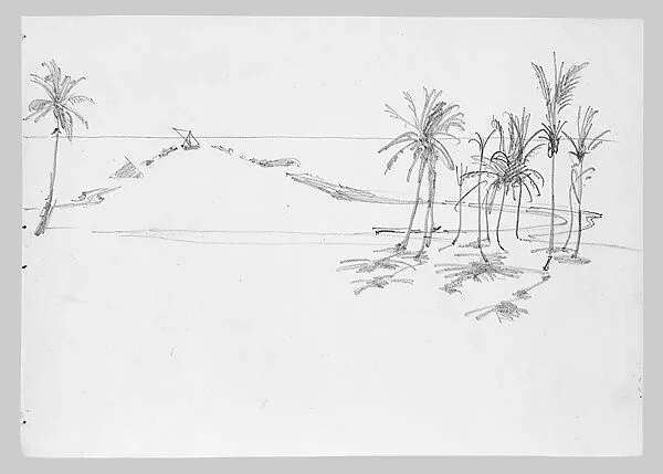 Landscape with Palms — John Singer Sargent