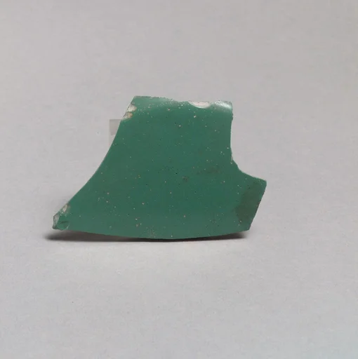 Glass monochrome dish fragment