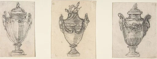Three Designs for Covered Vases