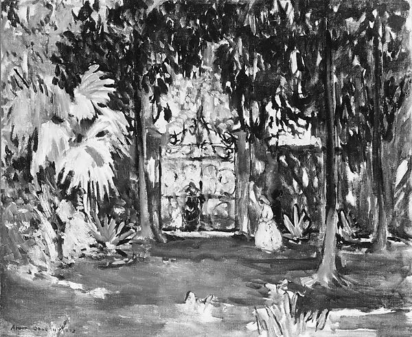 Garden Gate, Near Ascain #7 — Anne Goldthwaite