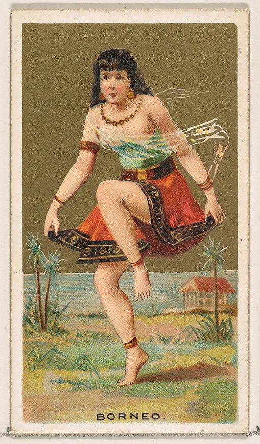 Borneo, from the Dancing Girls of the World series (N185) issued by Wm. S. Kimball & Co. — William S. Kimball & Company