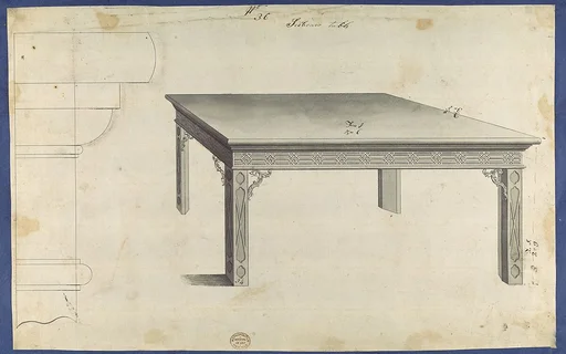 Sideboard Table, from Chippendale Drawings, Vol. II