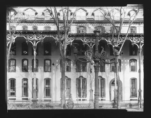 [United States Hotel Façade Detail, Saratoga Springs, New York]