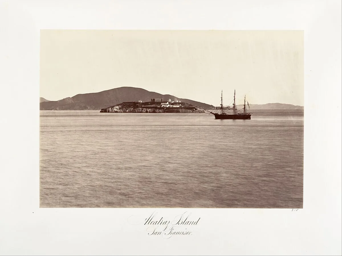 Alcatraz Island, San Francisco — Carleton E. Watkins