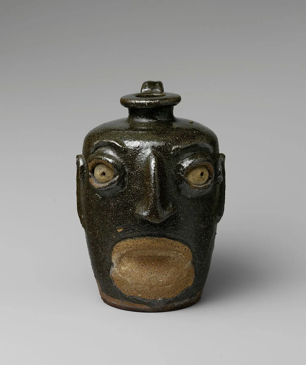 Face ju — Miles Mill Pottery|Unrecorded Edgefield District potter
