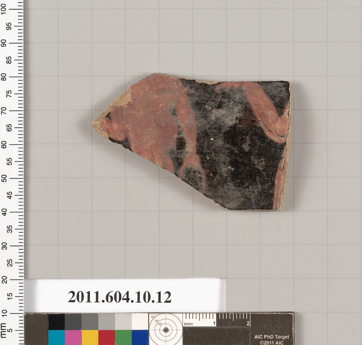 Terracotta fragment of a kylix (drinking cup) — Unknown