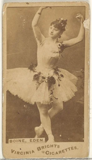 Boine, Eden, from the Actors and Actresses series (N45, Type 1) for Virginia Brights Cigarettes