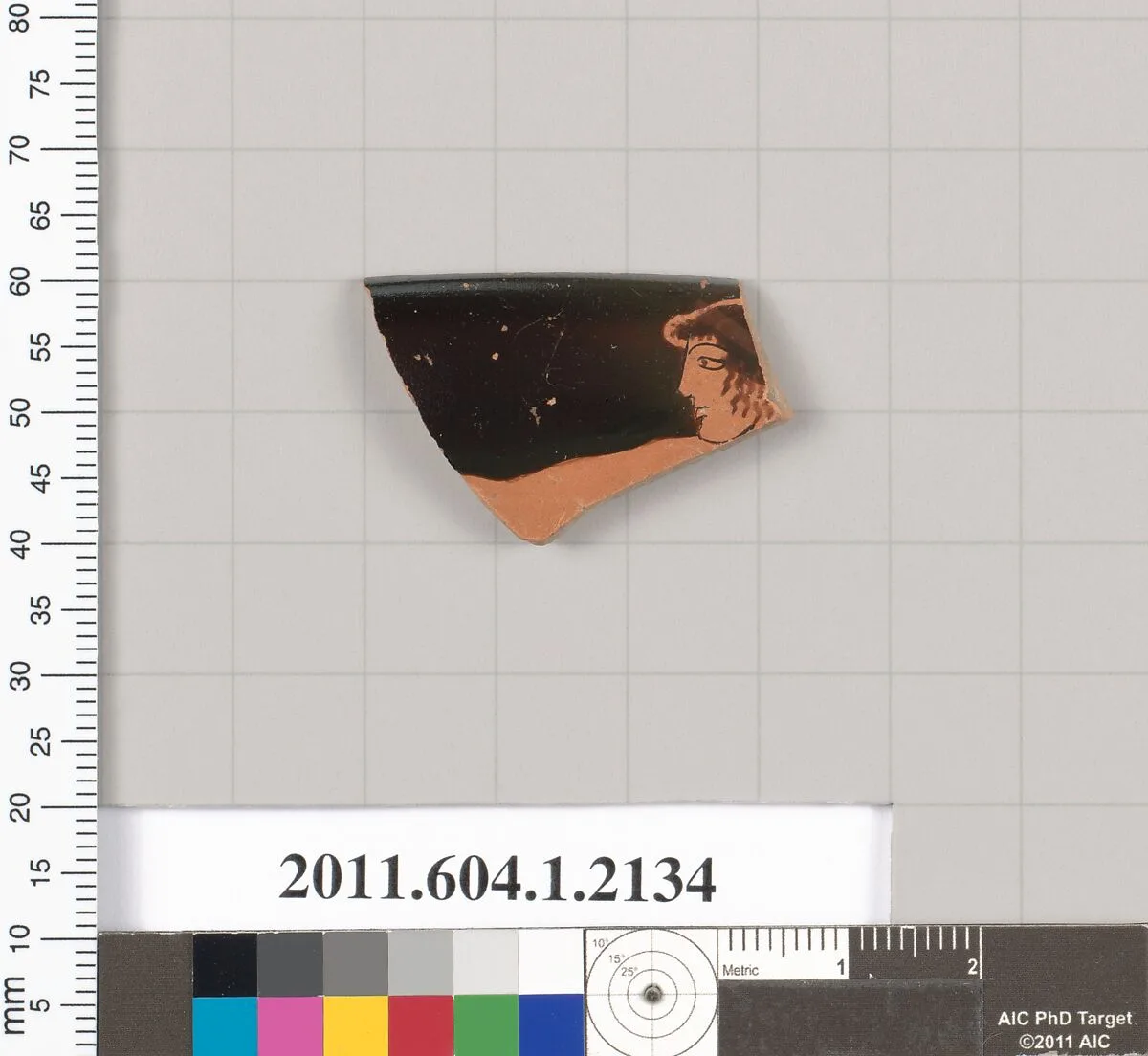 Terracotta rim fragment of a kylix (drinking cup) — Unknown