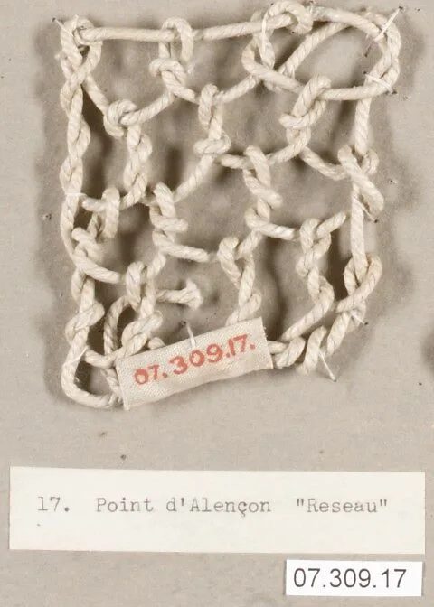 Example of lace stitch — Unknown