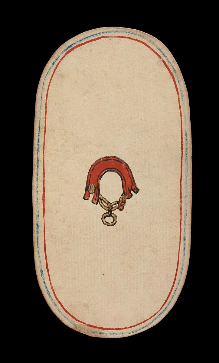 1 of Collars, from The Cloisters Playing Cards — Unknown