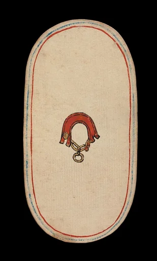 1 of Collars, from The Cloisters Playing Cards