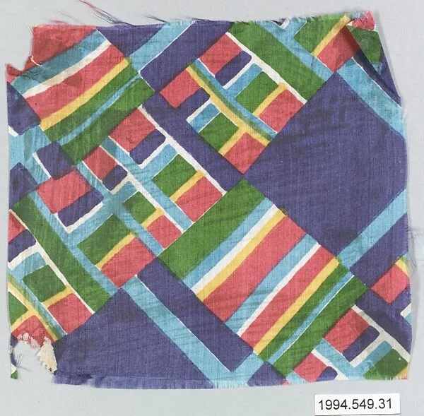 Textile sample — Wiener Werkstätte|Unknown Designer