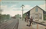 The R. R. Station, Jamesport, L. I.