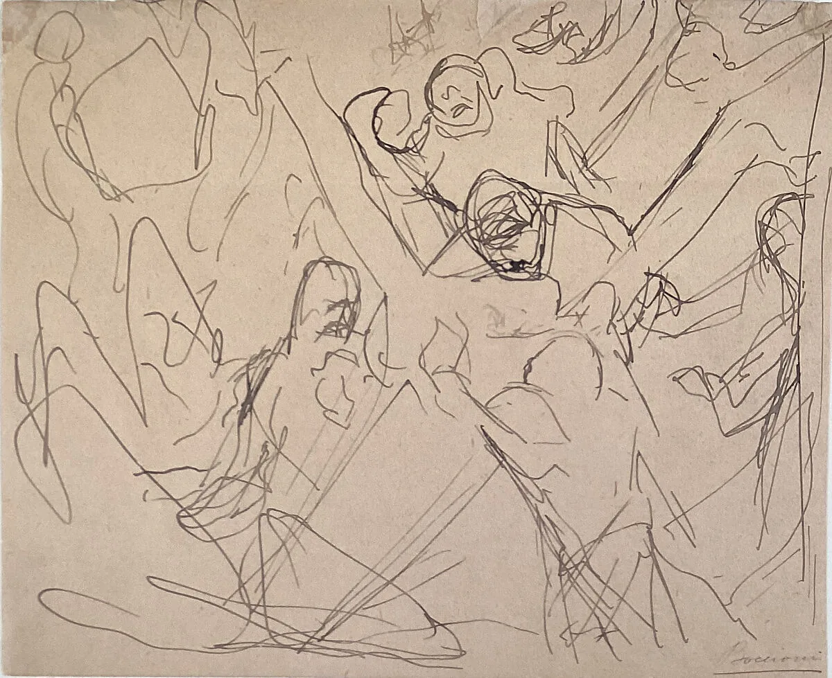 Study for "Mourning" — Umberto Boccioni