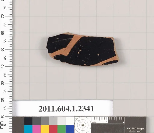 Terracotta fragment of a kylix (drinking cup)
