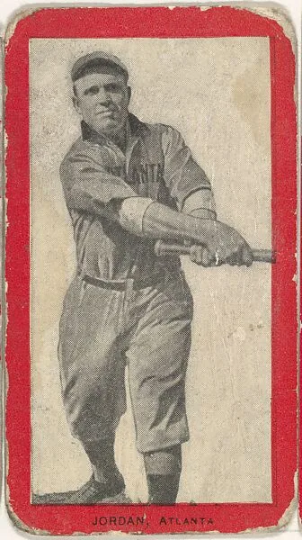 Jordan, Atlanta, Southern Association, from the Baseball Players (Red Borders) series (T210) issued by Old Mill Cigarettes — Old Mill Cigarettes, Virginia