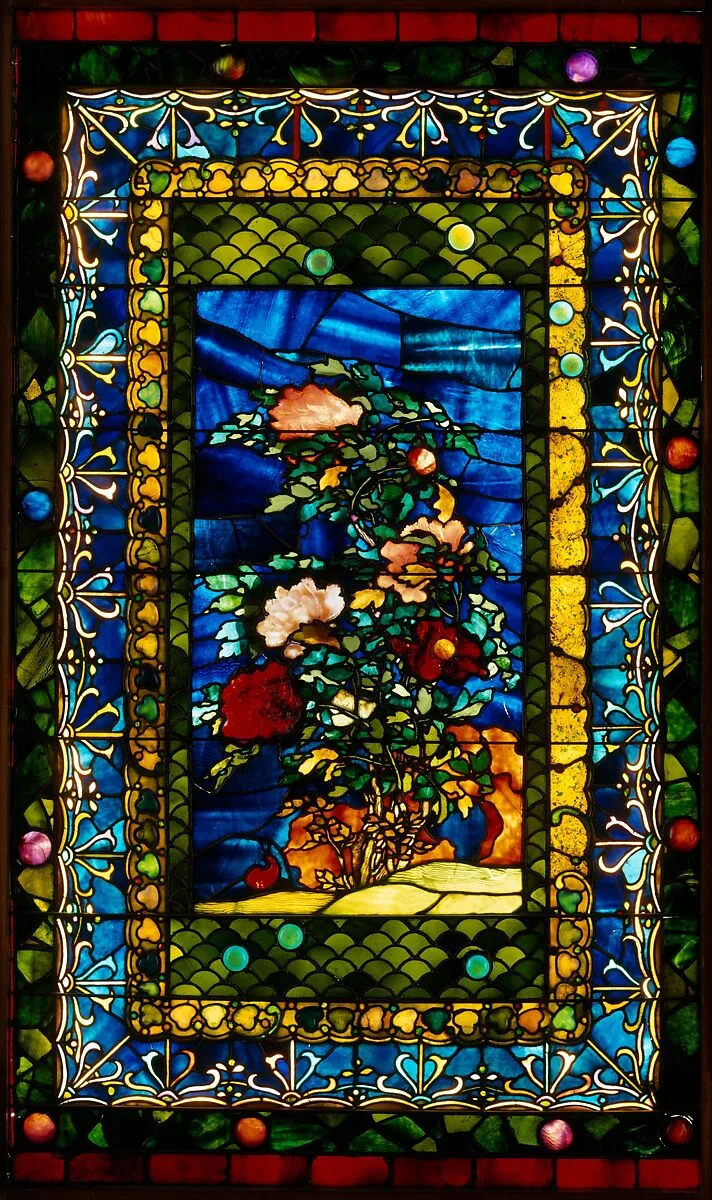 Peonies Blown in the Wind — John La Farge
